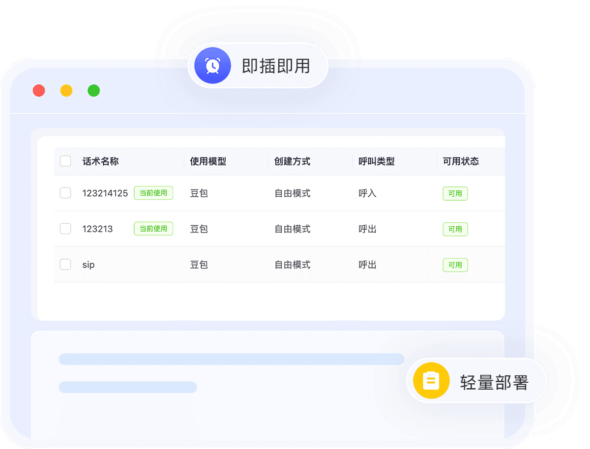 即插即用，零门槛接入
